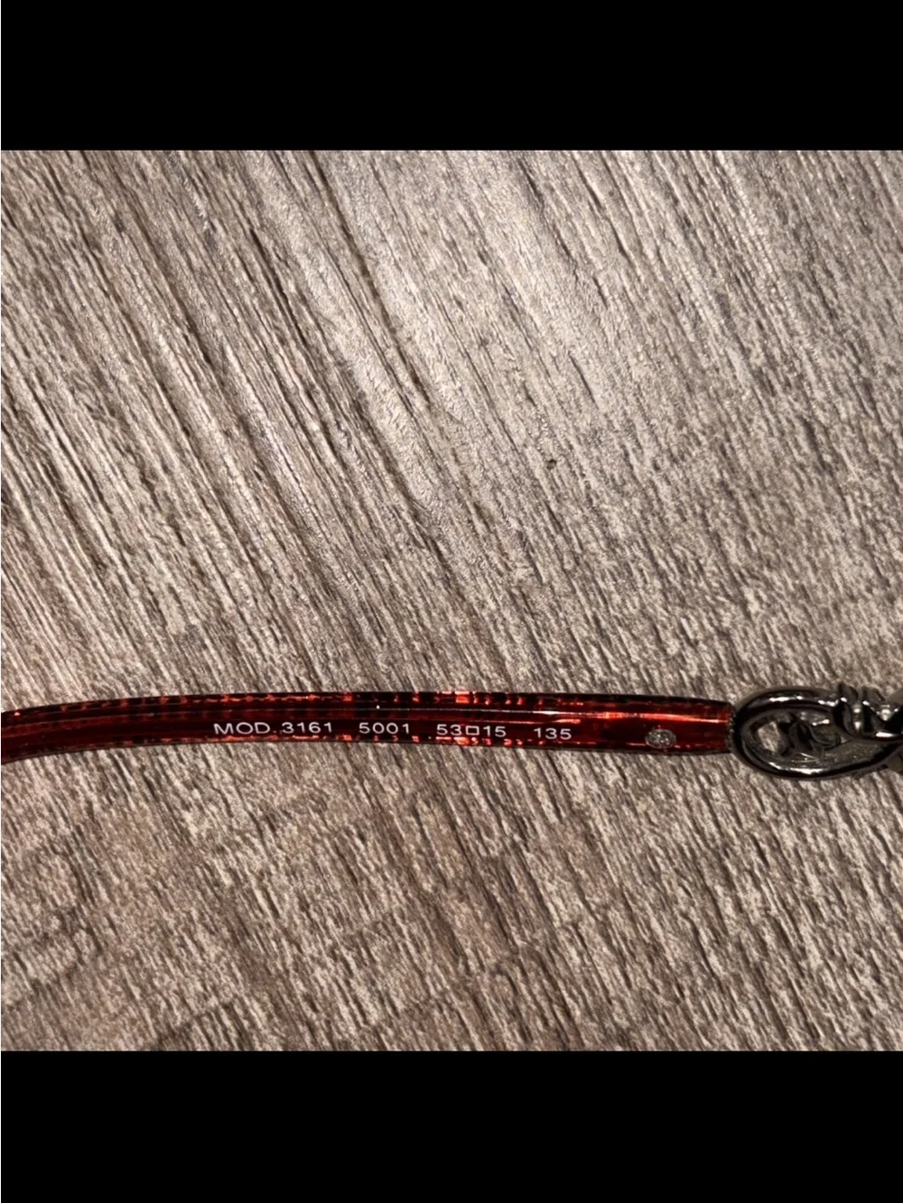 VERSACE Eyeglasses VE 3161 5001 Lizard Red 51MM